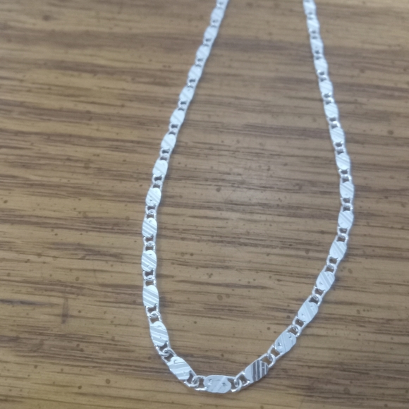 Sterling silver clavicle chain (22", 24") - Picture 2 of 4